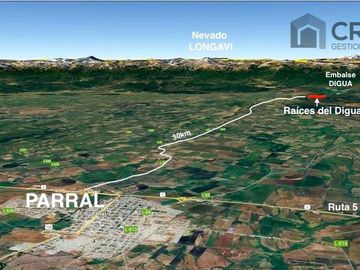 venta de Parcelas Parral, Embalse Digua, luz y agua potable