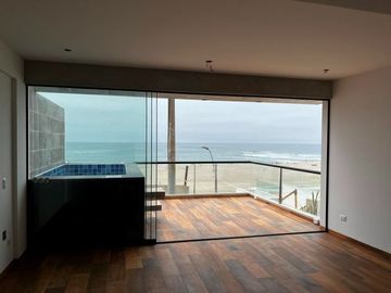 VENTA DE DEPARTAMENTO, TIPO 4 EN SEGUNDA FILA DE PLAYA CABALLEROS, CON VISTA DIRECTA A LA BAHIA CON TERRAZA Y PISCINA. EN PROYECTO