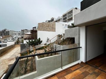 VENTA DE DEPARTAMENTO, TIPO 4 EN SEGUNDA FILA DE PLAYA CABALLEROS, CON VISTA DIRECTA A LA BAHIA CON TERRAZA Y PISCINA. EN PROYECTO