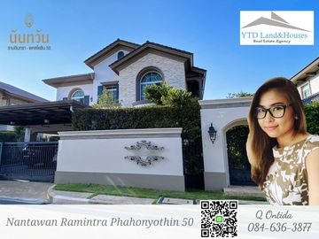 House for sale Nantawan Ramintra Phaholyotin 50 Selling 22.4 M.Baht