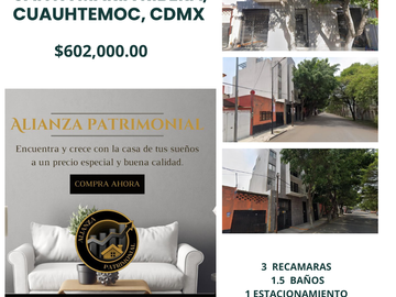 DEPARTAMENTO NOGAL SANTA MARIA LA RIVERA, CUAUHTEMOC, CDMX