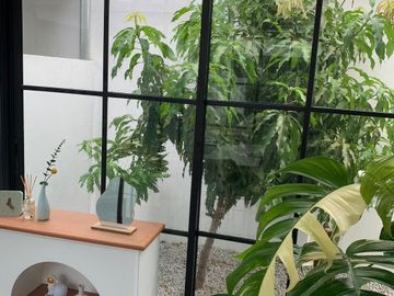 84997 - ขายพร้อมผู้เช่า บ้านแฝด สไตล์บ้านเดี่ยว หมู่บ้าน Life in the garden บ้านฉาง ติดถนนสุขุมวิท
