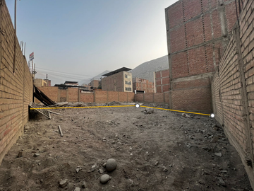 Venta De Terreno En Fundo San Bartolome - Chaclacayo