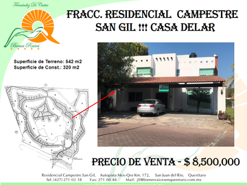 Casa en venta en Campestre San Gil, San Juan del Río, Querétaro