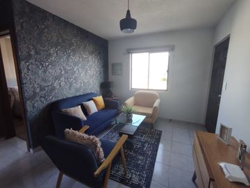 Departamento de dos recamaras, cuenta con roof garden. Cerca de la CDMX
