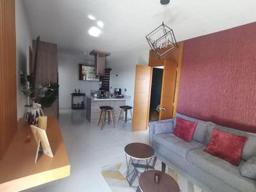 Departamento de dos recamaras, cuenta con roof garden. Cerca de la CDMX