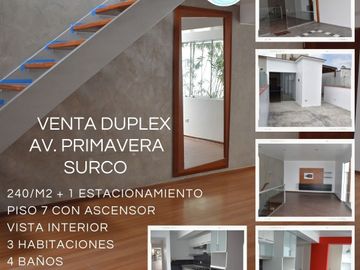 Venta DUPLEX en Surco