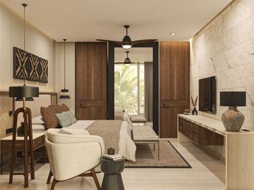 Condo en venta, alberca privada, amenidades de lujo, Xcanatún, Mérida.