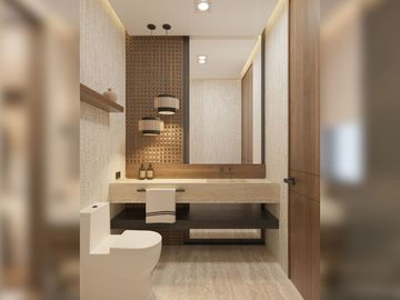 Departamento de lujo con terraza y alberca privada, en venta, Xcanatún, Mérida.