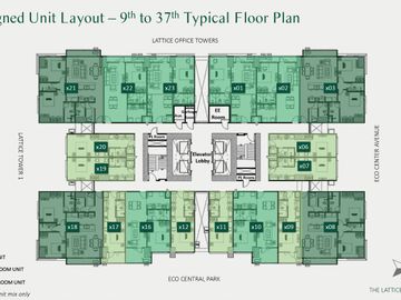 🌿 For Sale: Studio to 4BR Units at Lattice Tower 2, Parklinks – Sizes from 33 sqm to 158 sqm 🌿