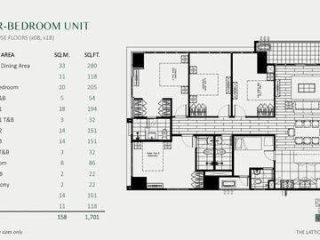 🌿 For Sale: Studio to 4BR Units at Lattice Tower 2, Parklinks – Sizes from 33 sqm to 158 sqm 🌿