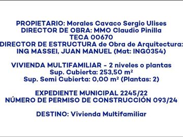 VENDO DUPLEX EN POZO - CENTENARIO - PERTICONE