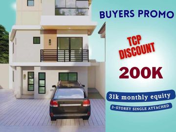 For Sale Corner 2-Storey 4-Bedrooms Single Attached House in Breyonna Homes Minglanilla City, Cebu