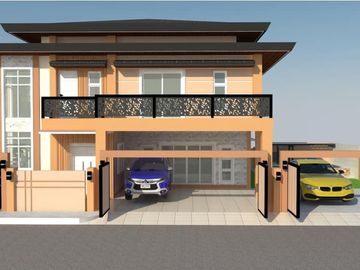 Semi furnished House and lot for sale with pool in Pooc Talisay City Cebu