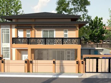 Semi furnished House and lot for sale with pool in Pooc Talisay City Cebu