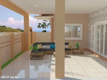 Semi furnished House and lot for sale with pool in Pooc Talisay City Cebu