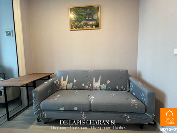 Special discount De Lapis Charan 81 (26.48 sq m.) Fully furnished, near MRT Bang Phlat