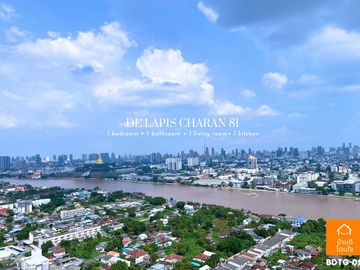 Special discount De Lapis Charan 81 (26.48 sq m.) Fully furnished, near MRT Bang Phlat