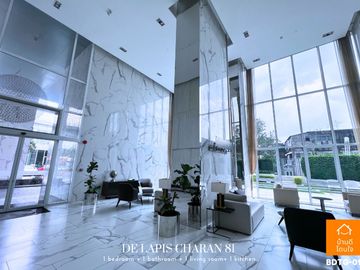 Special discount De Lapis Charan 81 (26.48 sq m.) Fully furnished, near MRT Bang Phlat