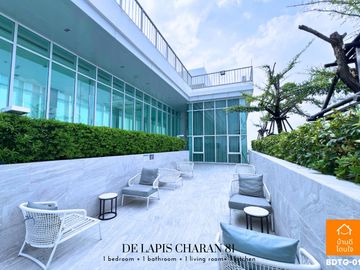 Special discount De Lapis Charan 81 (26.48 sq m.) Fully furnished, near MRT Bang Phlat