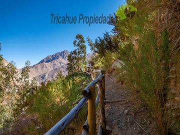 Terreno de 6.000 m2 con linda casa , cabaña y orilla de río, Cochiguaz, Valle del Elqui. $220 millones