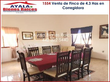 VENTA DE PROPIEDAD EN QUERETARO, MPIO DE CORREGIDORA. IDEAL PARA CAS DE CAMPO, CABAÑAS DE DESCANSO. CONTÁCTANOS!