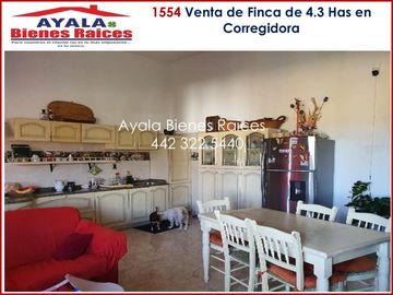 VENTA DE PROPIEDAD EN QUERETARO, MPIO DE CORREGIDORA. IDEAL PARA CAS DE CAMPO, CABAÑAS DE DESCANSO. CONTÁCTANOS!