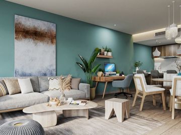 Departamento tipo Loft en venta  en Playacar Playa del Carmen