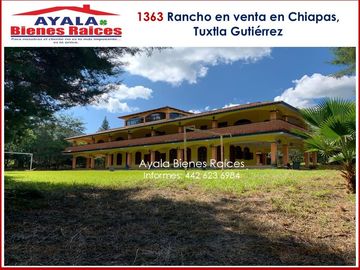 RANCHO EN VENTA EN CHIAPAS. NO DEJES IR ESTA OPORTUNIDAD!! $42,000,000
