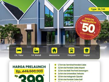 rumah 200jutaan di cinangka depok dekat pondok cabe