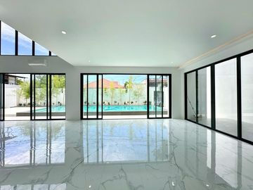 Corner Modern House with pool For Sale in Bf Homes