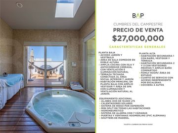 Casa en venta en Cumbres del Campestre, Paseo de las lomas V