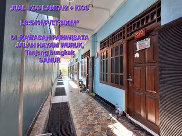 Rumah kost 13 kamar Murah di Tanjung Bungkak Denpasar dekat Renon Sanur