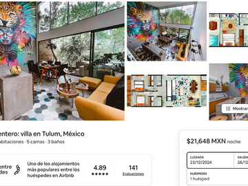 Penthouse favorito entre huéspedes, Aldea Zama, Mexico