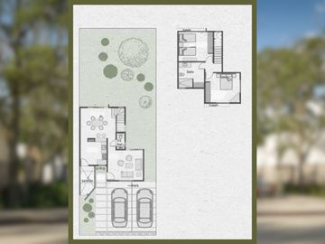 Casa con jardín, terraza, pre-construcción, en venta, CD Caucel, Mérida