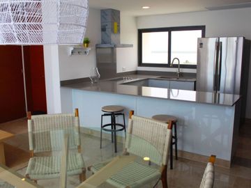 Condominio frente al mar con alberca privada, en venta, Telchac, Yucatán.