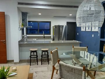 Condominio frente al mar con alberca privada, en venta, Telchac, Yucatán.