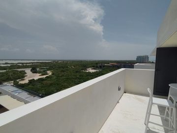 Condominio frente al mar con alberca privada, en venta, Telchac, Yucatán.