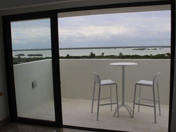 Condominio frente al mar con alberca privada, en venta, Telchac, Yucatán.