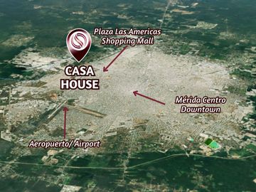 Casa 3 recámaras en venta, doble altura, pre-construcción, CD Caucel, Mérida
