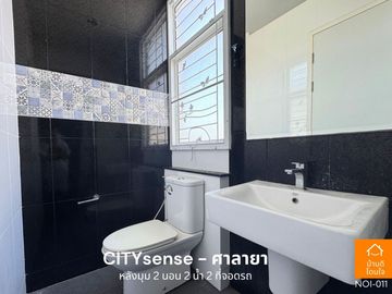 Special discount, Townhome City Sense Salaya (25.9 sq m.), 2 bedrooms, 2 bathrooms, corner house, near Mahidol University