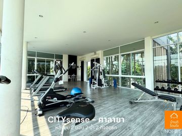 Special discount, Townhome City Sense Salaya (25.9 sq m.), 2 bedrooms, 2 bathrooms, corner house, near Mahidol University
