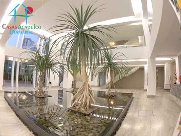 Departamento en condominio de playa. Con terraza y vista a las áreas comunes