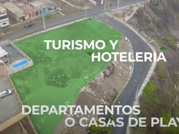 Venta de terreno en Barranca con vista al mar