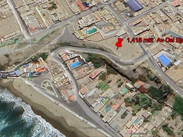 Venta de terreno en Barranca con vista al mar