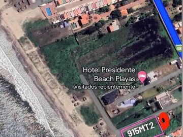 Venta terreno frente al mar Via Data Posorja Playas