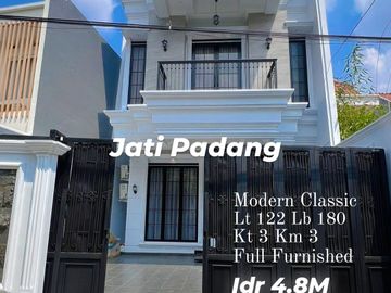 Rumah Modern Classic Brand New Jati Padang Jaksel