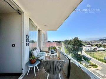 CONCON - VENDE DEPTO MARIPOSA 2D 2B 1E BODEGA - BOSQUES DE MONTEMAR