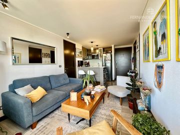 CONCON - VENDE DEPTO MARIPOSA 2D 2B 1E BODEGA - BOSQUES DE MONTEMAR
