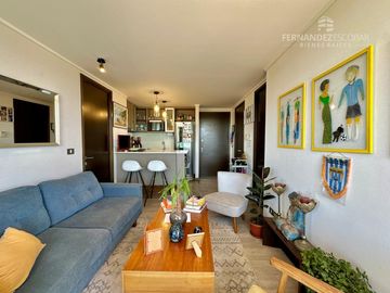 CONCON - VENDE DEPTO MARIPOSA 2D 2B 1E BODEGA - BOSQUES DE MONTEMAR